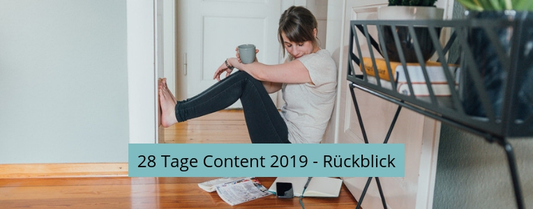 Entspannt bloggen, produktiv schreiben, 28 Tage Content 2019