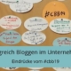 Corporate Blog Barcamp 2019, Sessionplan cbb19, erfolgreich bloggen im Unternehmen